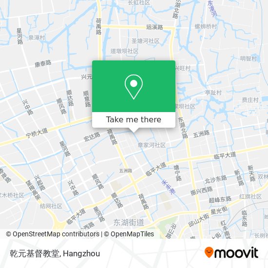 乾元基督教堂 map