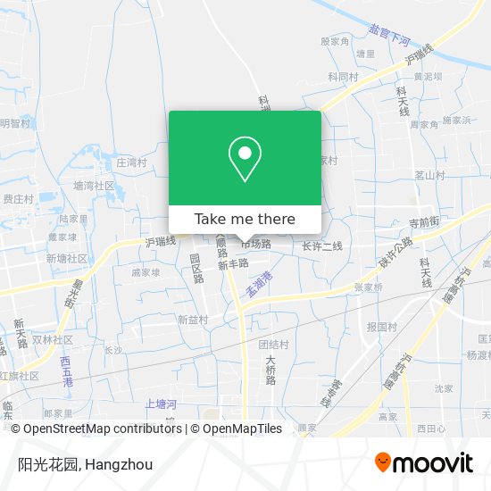 阳光花园 map