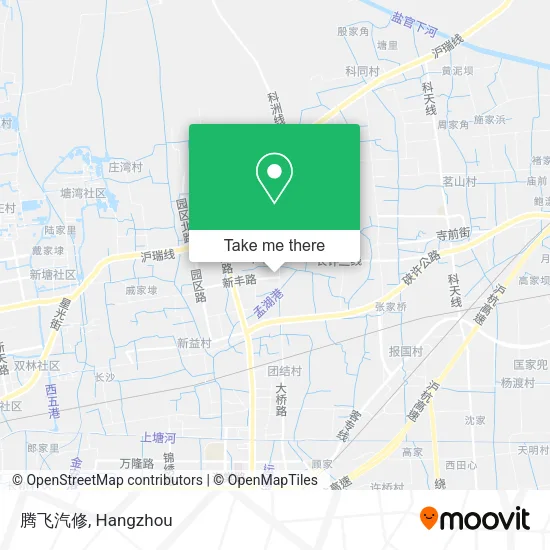 腾飞汽修 map