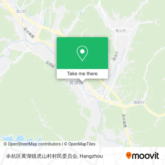余杭区黄湖镇虎山村村民委员会 map