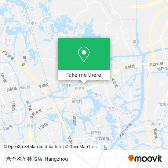 老李洗车补胎店 map