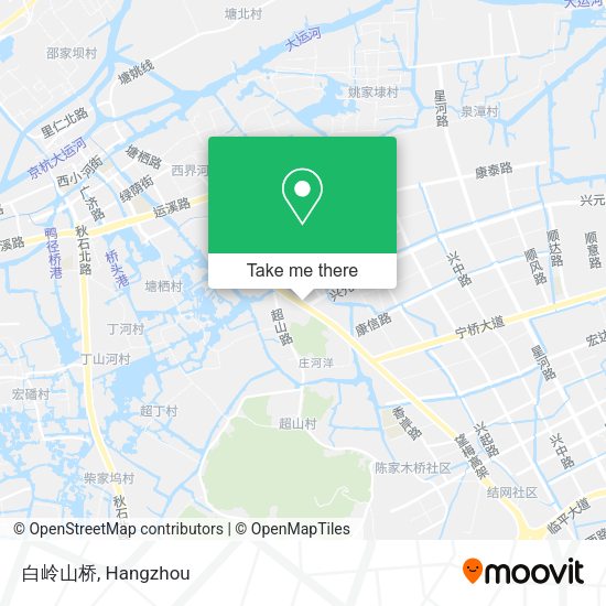 白岭山桥 map