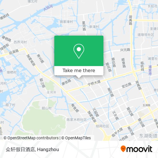 众轩假日酒店 map