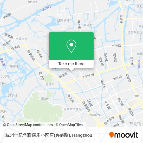 杭州世纪华联康乐小区店(兴盛路) map