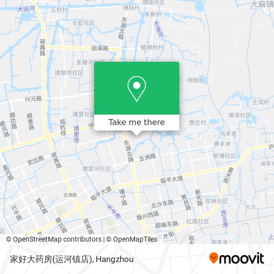 家好大药房(运河镇店) map