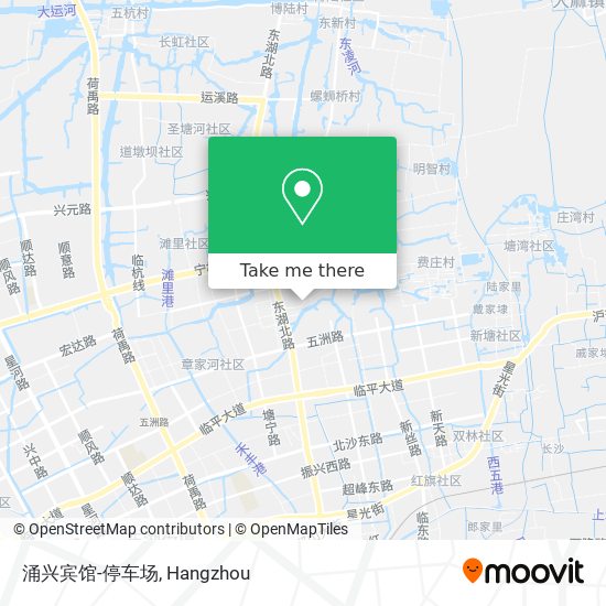 涌兴宾馆-停车场 map