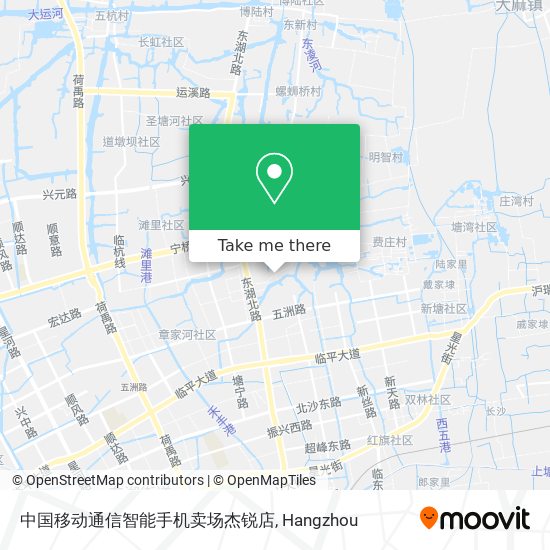 中国移动通信智能手机卖场杰锐店 map