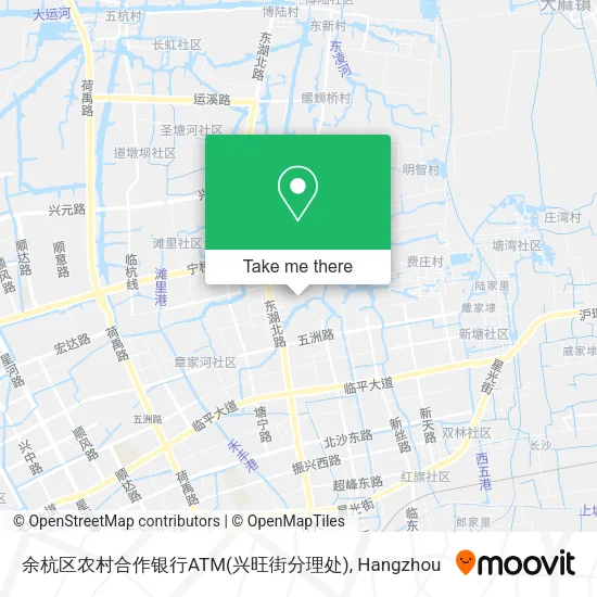 余杭区农村合作银行ATM(兴旺街分理处) map