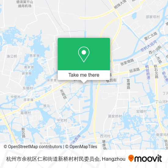 杭州市余杭区仁和街道新桥村村民委员会 map