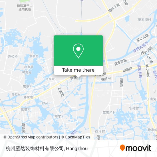 杭州壁然装饰材料有限公司 map