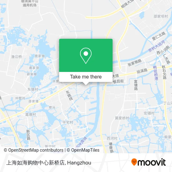 上海如海购物中心新桥店 map