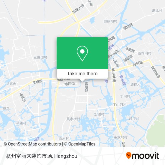 杭州富丽来装饰市场 map