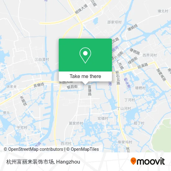 杭州富丽来装饰市场 map