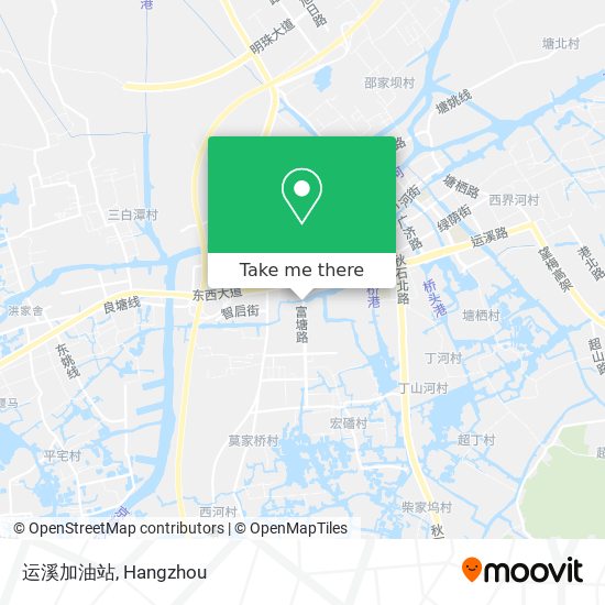 运溪加油站 map
