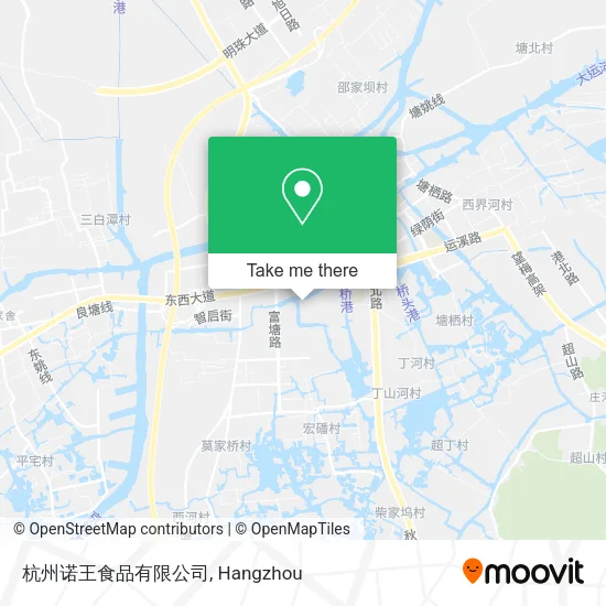 杭州诺王食品有限公司 map