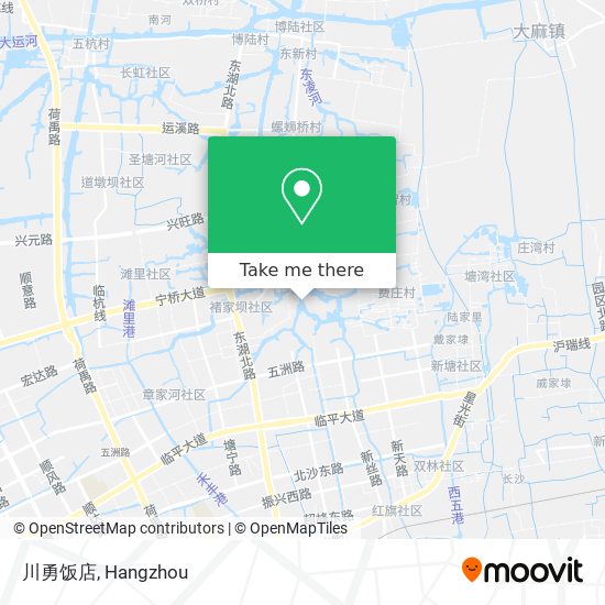 川勇饭店 map