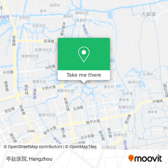 亭趾医院 map
