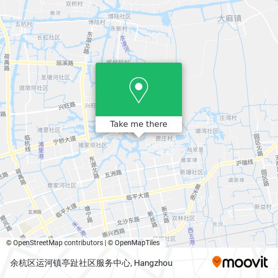 余杭区运河镇亭趾社区服务中心 map