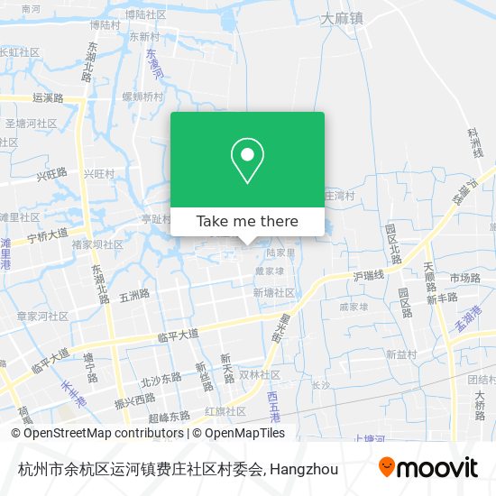 杭州市余杭区运河镇费庄社区村委会 map
