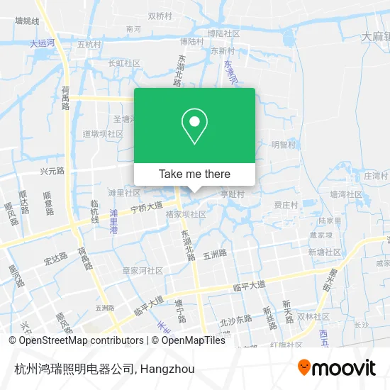 杭州鸿瑞照明电器公司 map