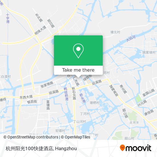 杭州阳光100快捷酒店 map