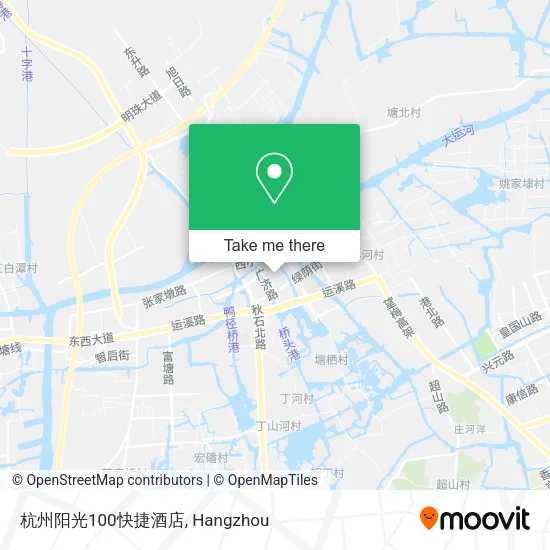 杭州阳光100快捷酒店 map