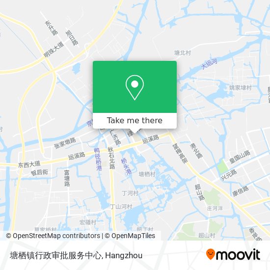 塘栖镇行政审批服务中心 map