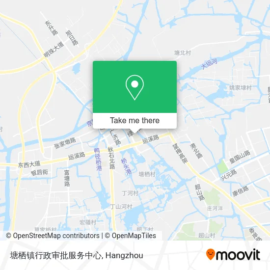 塘栖镇行政审批服务中心 map
