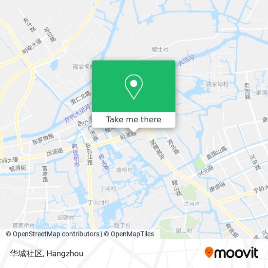 华城社区 map