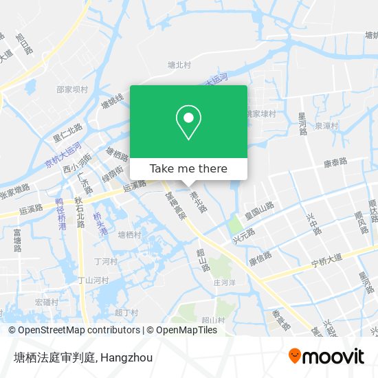 塘栖法庭审判庭 map