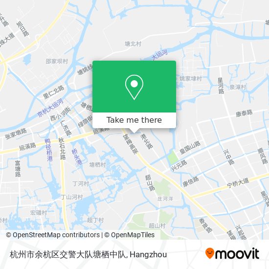 杭州市余杭区交警大队塘栖中队 map