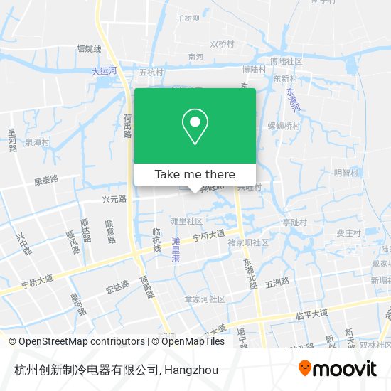 杭州创新制冷电器有限公司 map