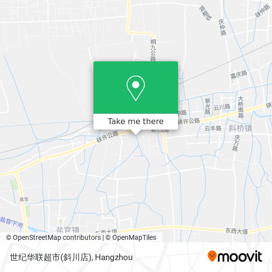 世纪华联超市(斜川店) map