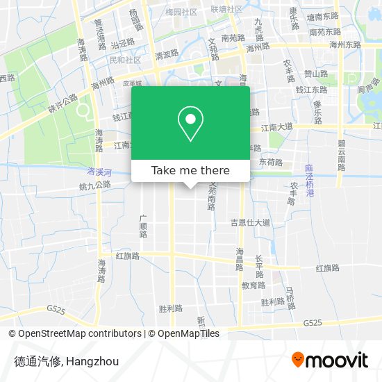 德通汽修 map