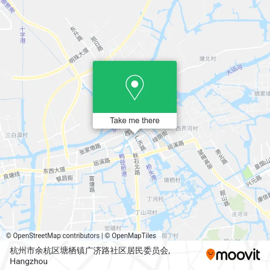 杭州市余杭区塘栖镇广济路社区居民委员会 map