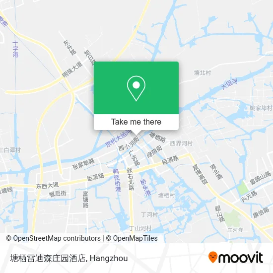 塘栖雷迪森庄园酒店 map