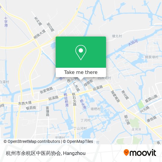 杭州市余杭区中医药协会 map