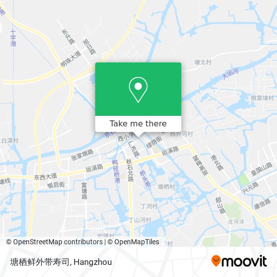 塘栖鲜外带寿司 map