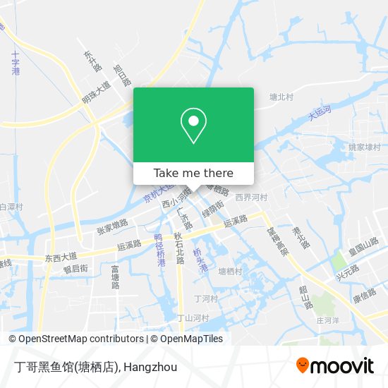 丁哥黑鱼馆(塘栖店) map