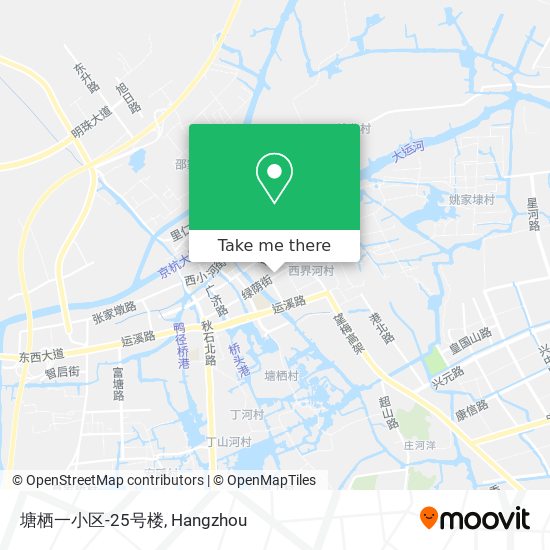 塘栖一小区-25号楼 map