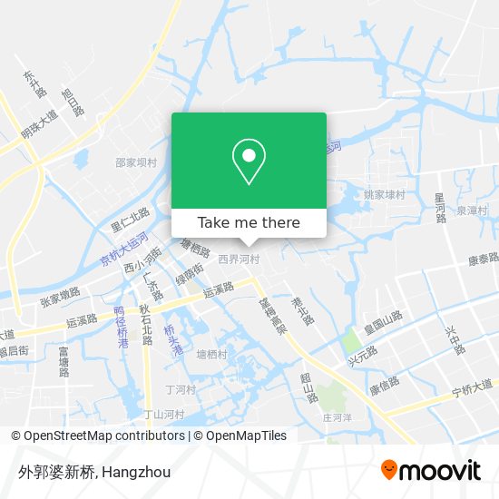 外郭婆新桥 map