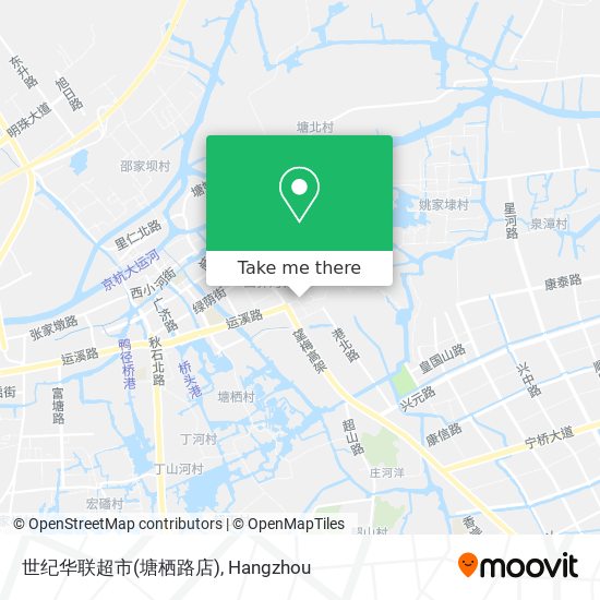 世纪华联超市(塘栖路店) map