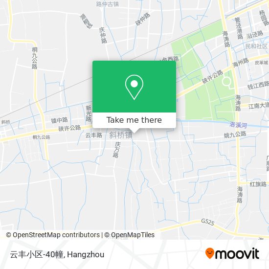 云丰小区-40幢 map