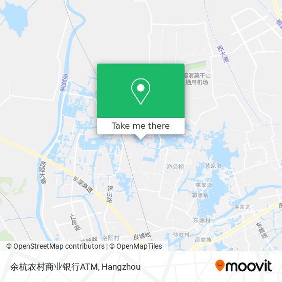 余杭农村商业银行ATM map