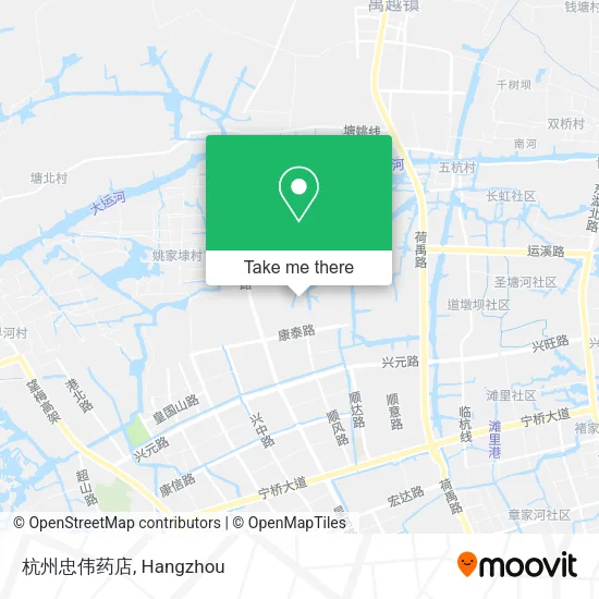 杭州忠伟药店 map