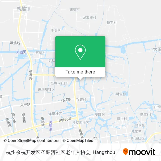 杭州余杭开发区圣塘河社区老年人协会 map