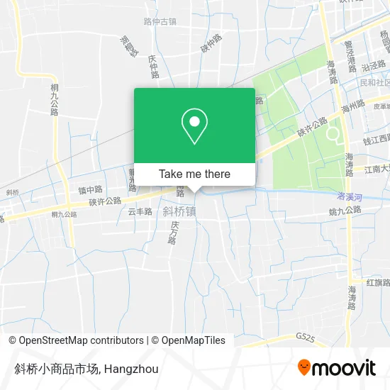 斜桥小商品市场 map