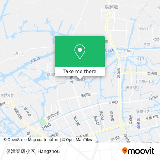 泉漳春辉小区 map