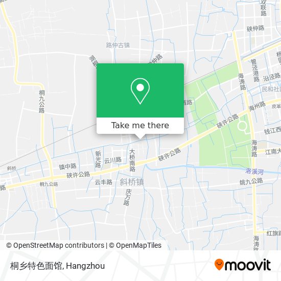 桐乡特色面馆 map