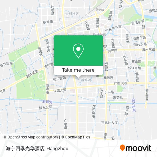 海宁四季光华酒店 map